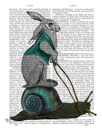 Framed Hare and Snail Print