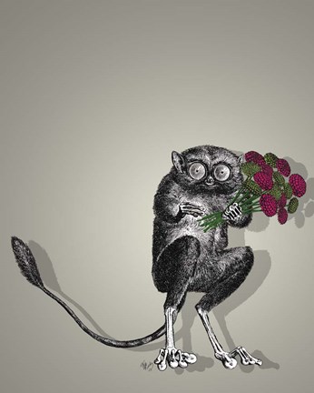 Framed Freaky Flowers Print