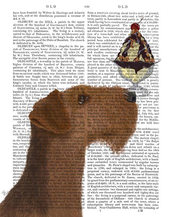 Framed Airedale Ice Cream Print