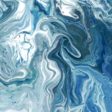 Framed Indigo Minerals II Print