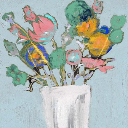 Framed Fun Bouquet I Print