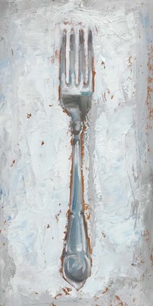 Framed Impressionist Flatware II Print