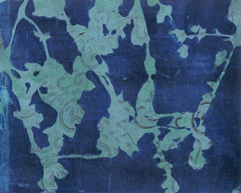 Framed Brackish Flowers I Print