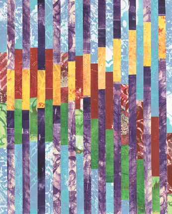 Framed Quilted Monoprints II Print