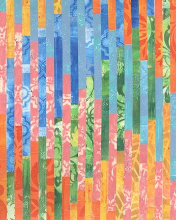 Framed Quilted Monoprints VI Print