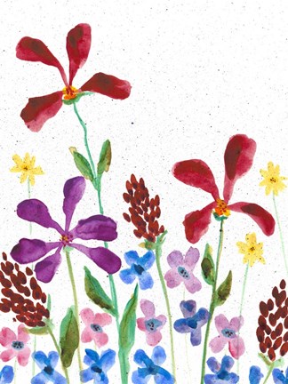 Framed Vivid Whimsy I Print