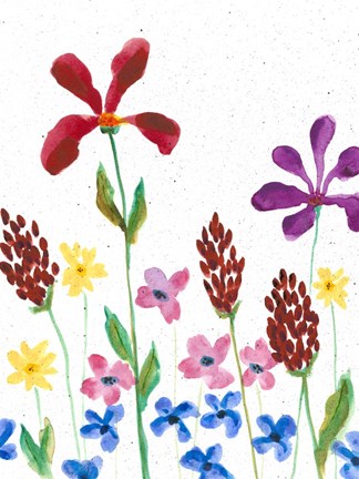 Framed Vivid Whimsy II Print