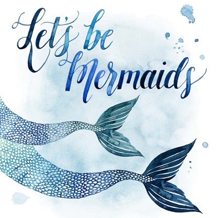 Framed Sea Lovers II Print