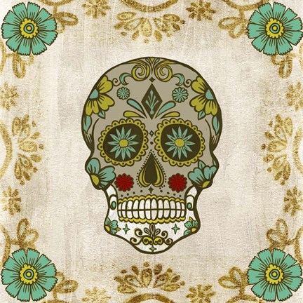 Framed Day of the Dead I Print