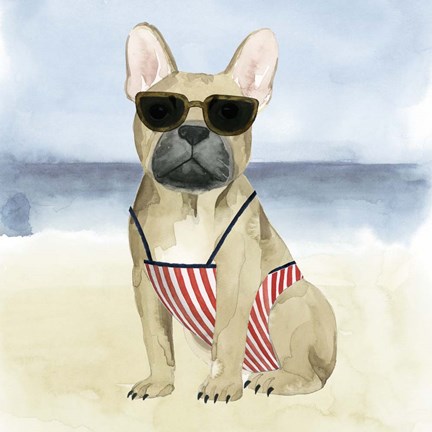 Framed Hot Dog I Print