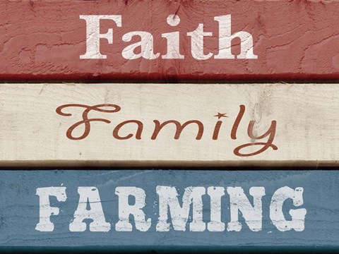 Framed Farm Sentiment V Print