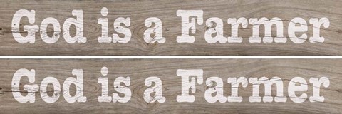 Framed Farm Sign 2-up II Print