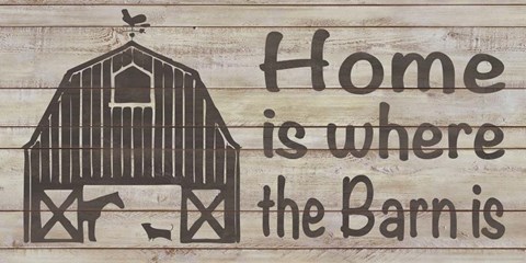 Framed Home &amp; Farm III Print