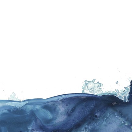 Framed Splash Wave V Print