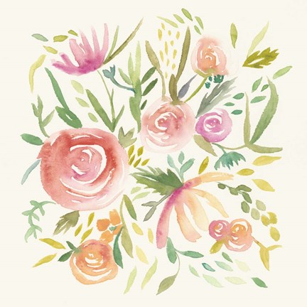 Framed Summer Fete II Print