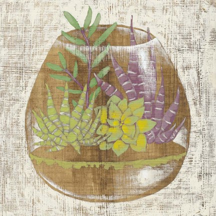 Framed Glass Garden II Print