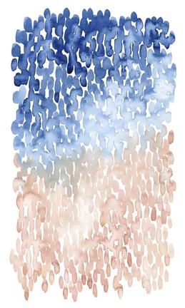 Framed Coral Cascade II Print