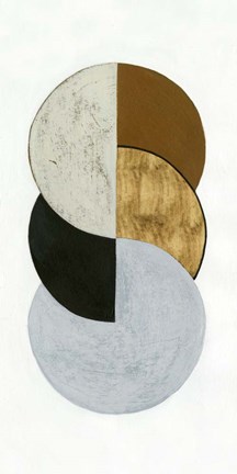 Framed Stacked Coins I Print