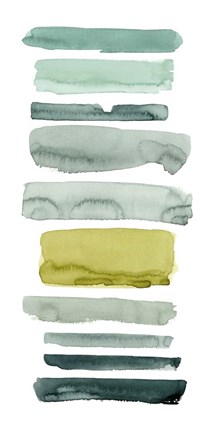 Framed Sea Strokes II Print