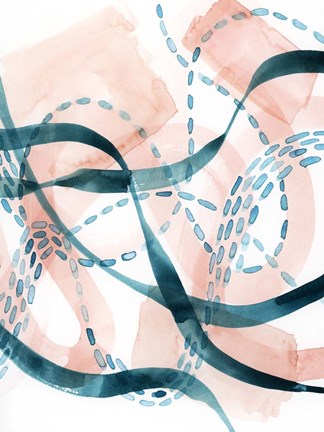 Framed Ripple Flux II Print