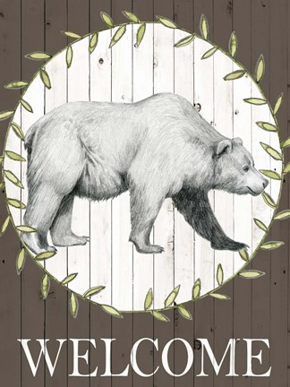 Framed Woodland Walk III Print