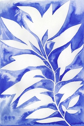 Framed Ink Blot Vine I Print