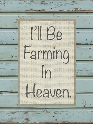 Framed Farm Sentiment I Print