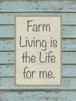 Framed Farm Sentiment II Print