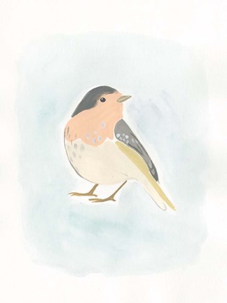 Framed Dapper Bird III Print