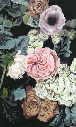 Framed Noir Arrangement II Print