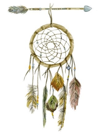 Framed Dreamcatchers I Print