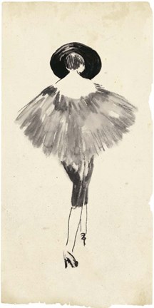 Framed Fashion Glimpse III Print