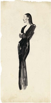 Framed Fashion Glimpse VI Print