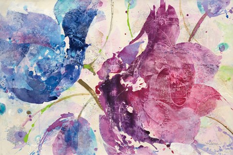 Framed Fireworks Abstract v2 Print