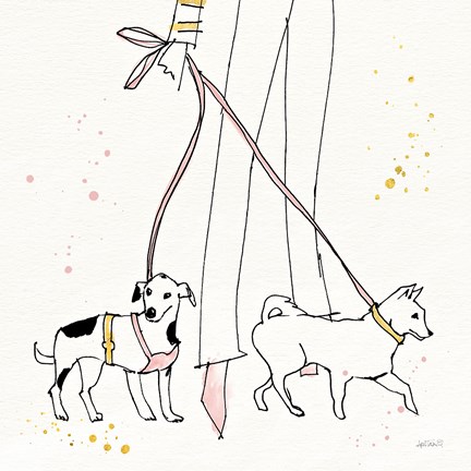 Framed Fashion Feet III Print