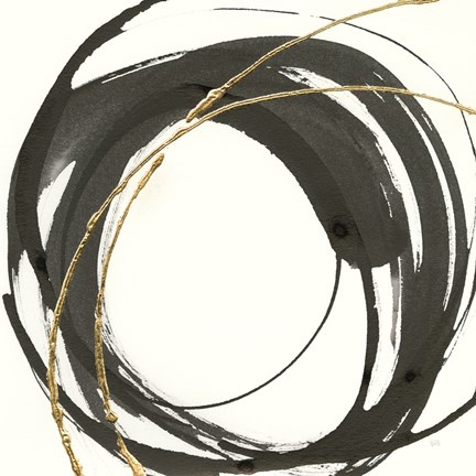 Framed Gilded Enso IV Print