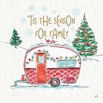 Framed Christmas in the Country VI Print