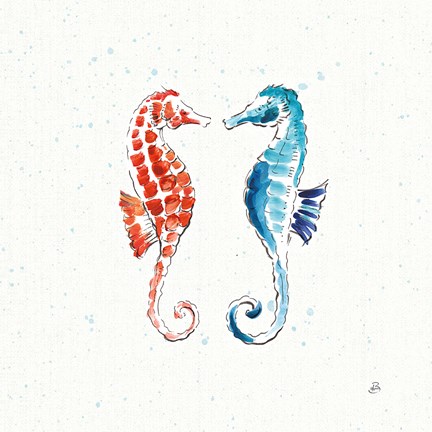 Framed Maritime IX Print