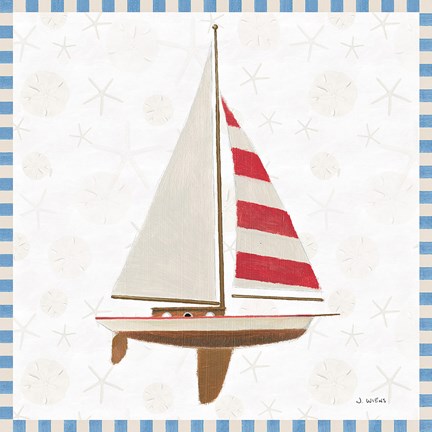 Framed Beach Days IV Print