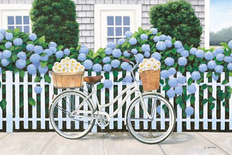 Framed Beach Days II Print