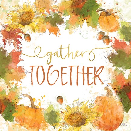 Framed Harvest Splash IV Print