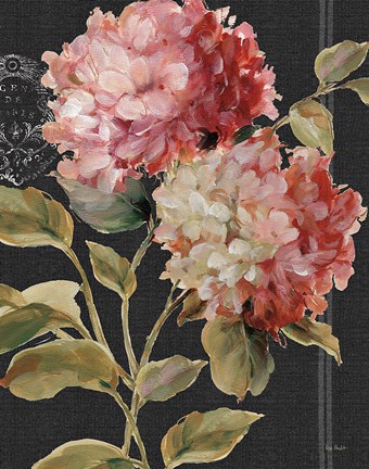 Framed Harmonious Hydrangeas Print