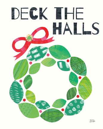 Framed Mod Christmas III Print