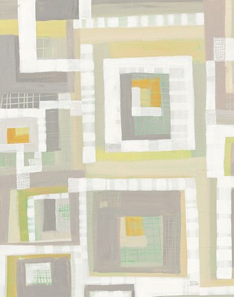 Framed Harbor Windows VII Print