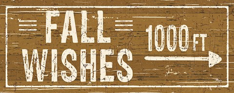 Framed Harvest Signs V Print