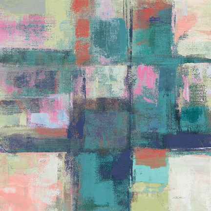 Framed Island Hues I Crop Bright Print