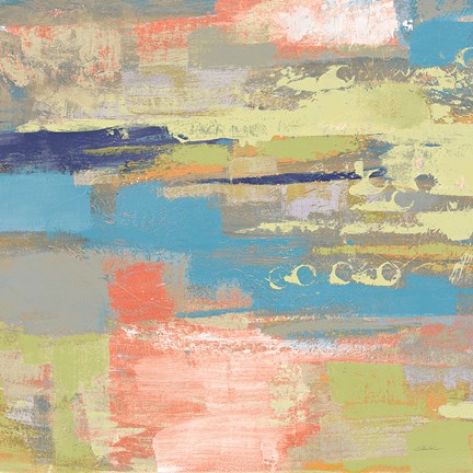 Framed Urban Walkway II Bright Print