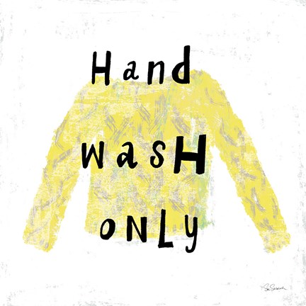 Framed Laundry Rules IV Print