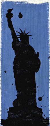 Framed New York City Life Statue of Liberty Print