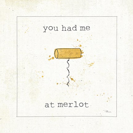 Framed Flavor Notes III Print